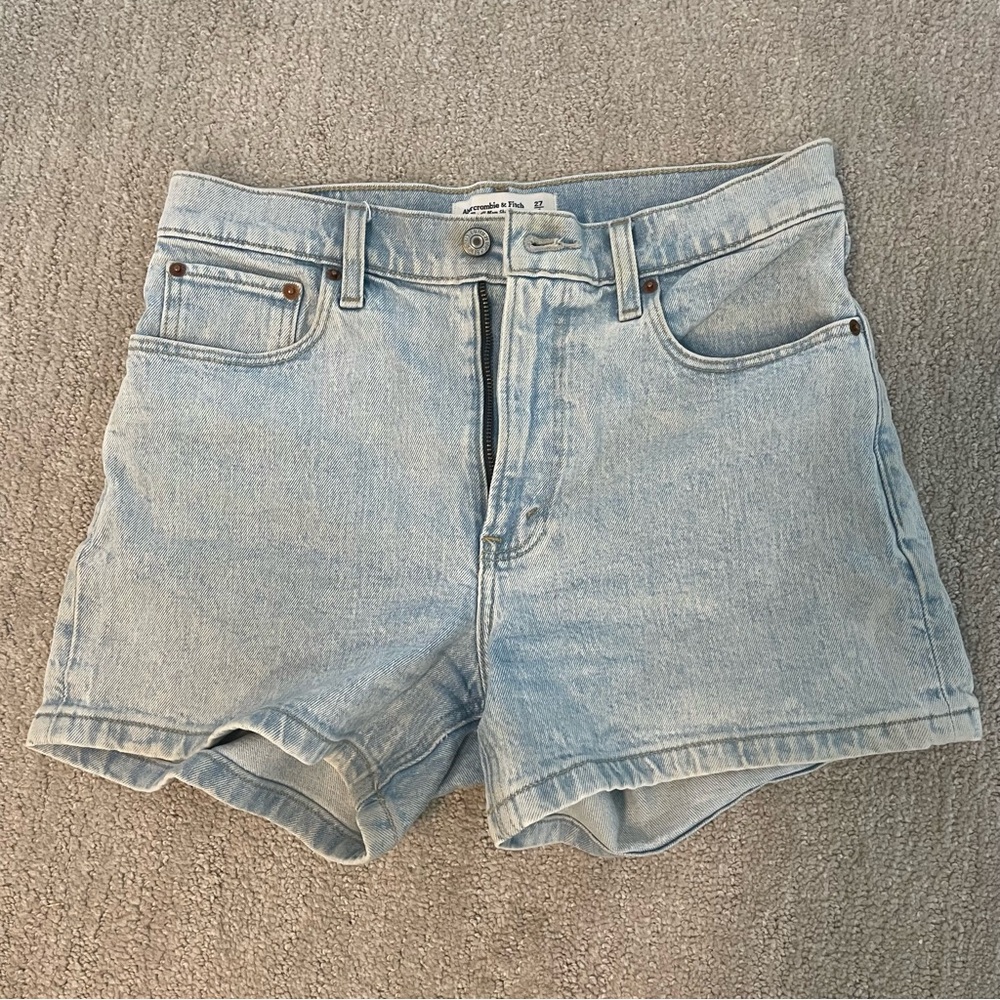 Abercrombie Light Wash Denim Shorts